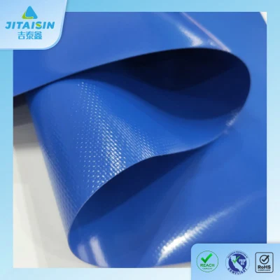 630g PVC Coated Tarpaulin with Acrylic Lacquer, Anti-UV, Flame Resistance