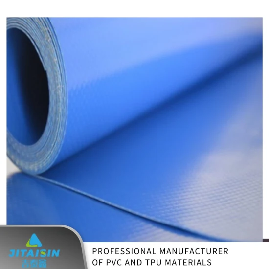 PVC Tarpaulin 0.5mm Dacron with Flame Retardant PVC Coating