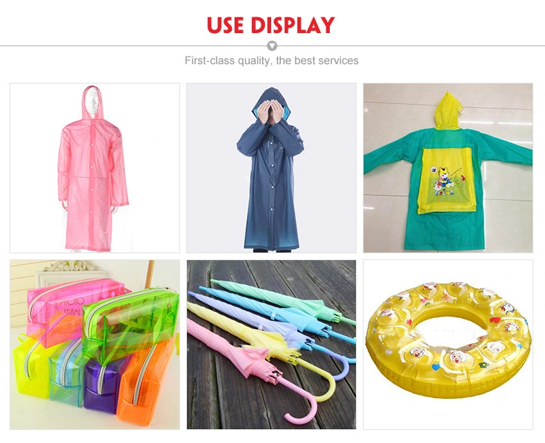 Waterproof Blue PVC Film for Children&prime;s Raincoat