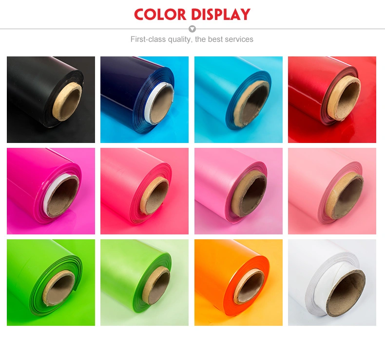 Waterproof Colorful PVC Film for Raincoat